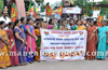 Dharna staged by Udupi BJP Mahila morcha
